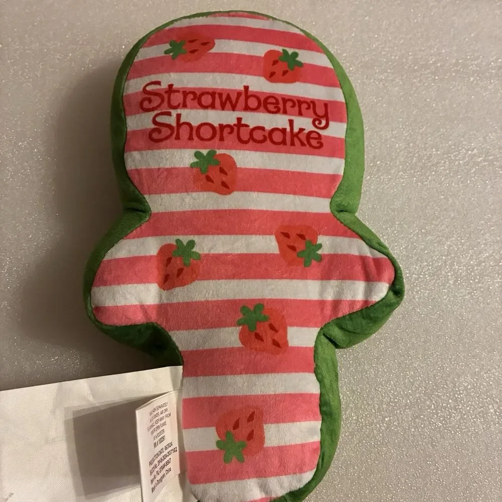 4 Piece Set Of Strawberry Shortcake And Friends Pillows. New. 9”-10” Each.